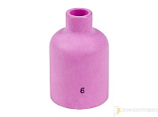 Сопло керамическое БОЛ. ГАЗ ЛИНЗА КЕДР (TIG-17–18–26 PRO/EXPERT) №  6 / Ø  9,5 мм