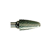 Борфреза твердосплавная гиперболическая со сферическим торцом с двойной насечкой F1425