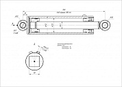 Гидроцилиндр ЦГ-125.63х380.22
