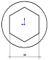 Головка торцевая PNG S16M27L